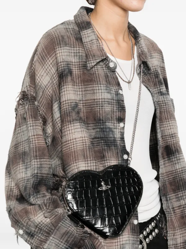 Vivienne Westwood ハート型バッグ　ブラック　ショルダーバッグ Vivienne Westwood ハートモチーフ ショルダーバッグ | ブラック