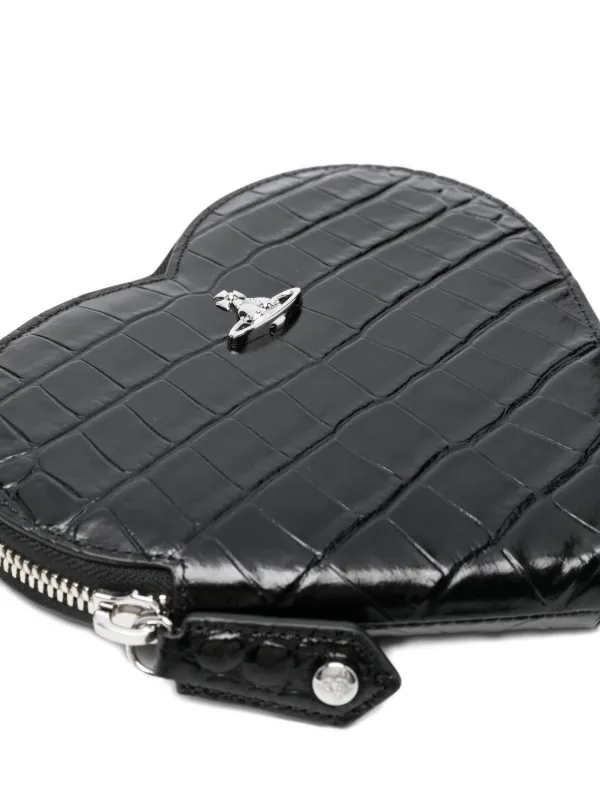 Vivienne Westwood ハートモチーフ ショルダーバッグ | ブラック