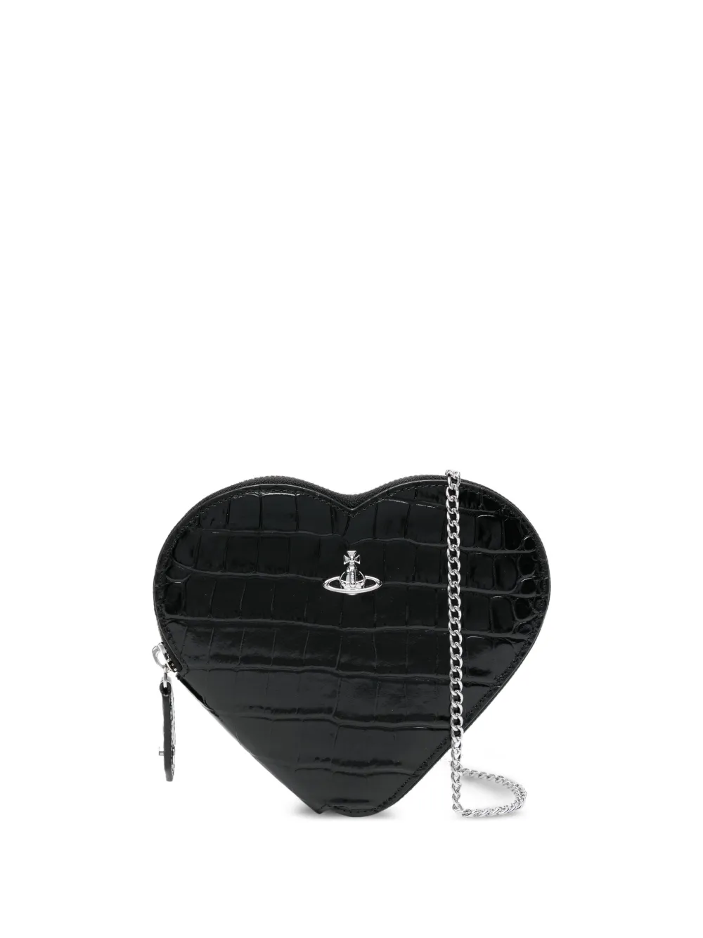 Vivienne Westwood heart-shape crossbody bag - Nero