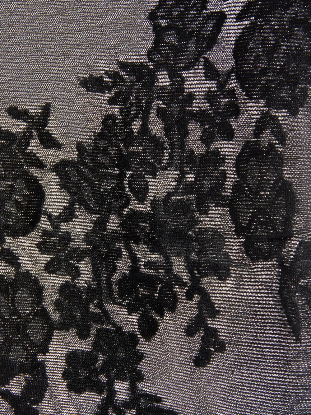 Valentino Garavani Lycra kniehoge sokken met bloemenprint Zwart