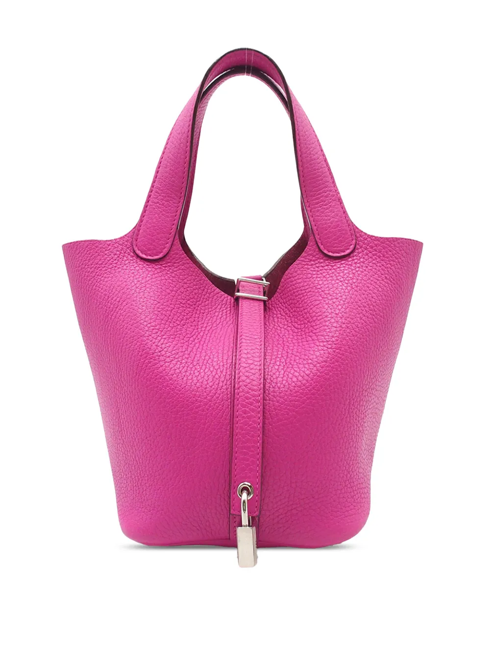 Hermès Pre-Owned Borsa a mano Picotin in pelle Clemence con lucchetto 18 2018 - Rosa