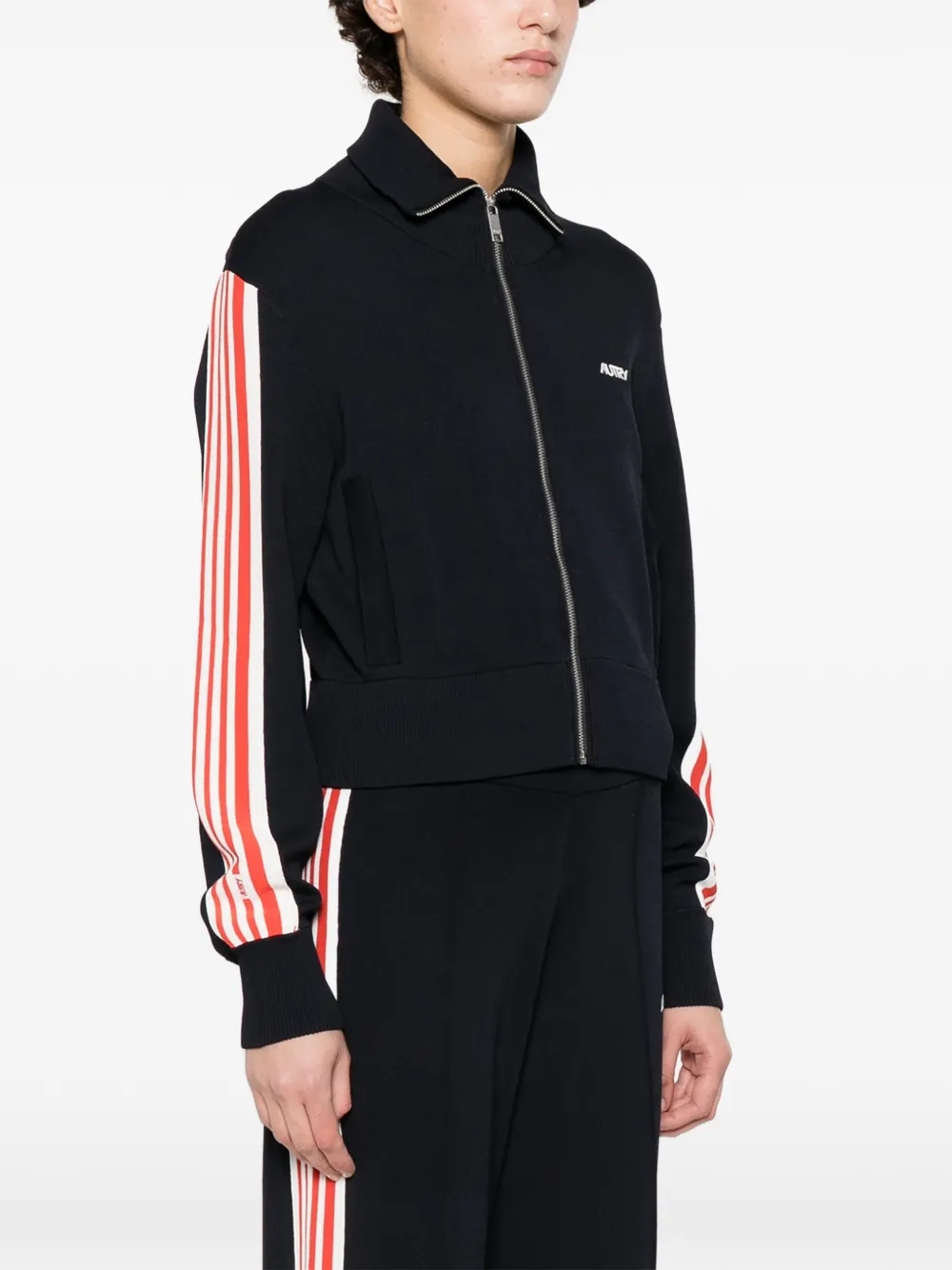  Autry Striped Zip Jacket - Blue 
