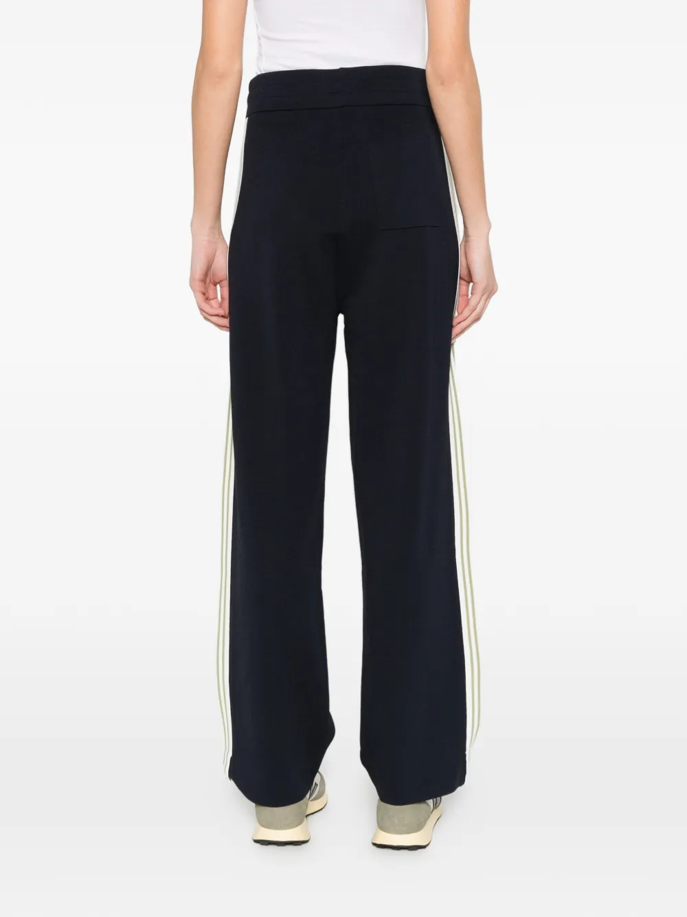 Autry Gestreepte broek Zwart