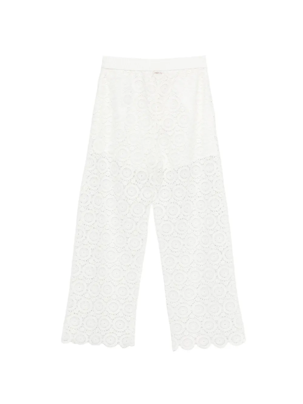 TWINSET Kids Broek met kant Beige