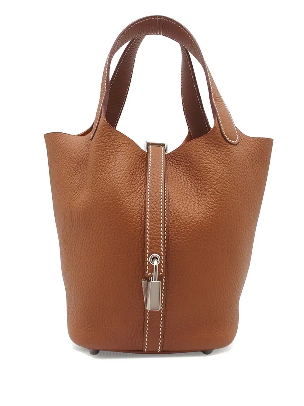 Hermès Pre-Owned 2024 Clemence Picotin Lock 18 handbag - Marrone