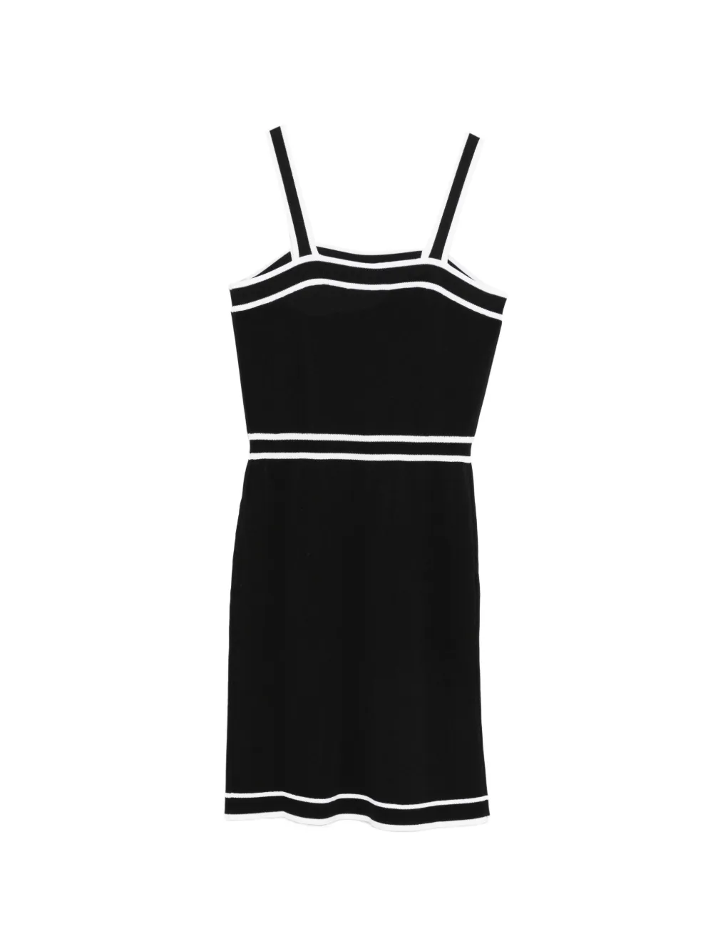 TWINSET Kids Jurk met contrasterende afwerking Zwart