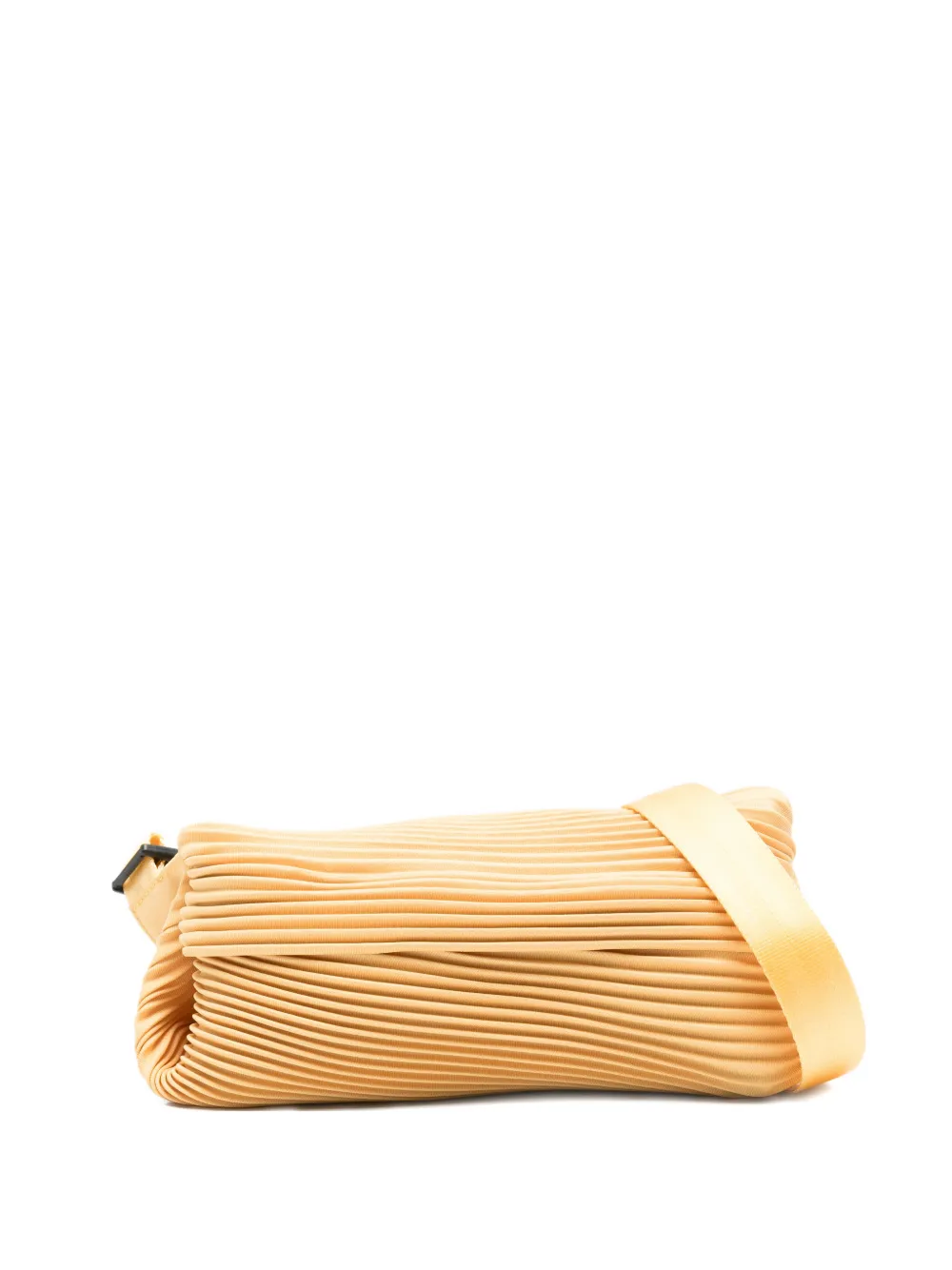 Pleats Please Issey Miyake pleated belt bag - Arancione