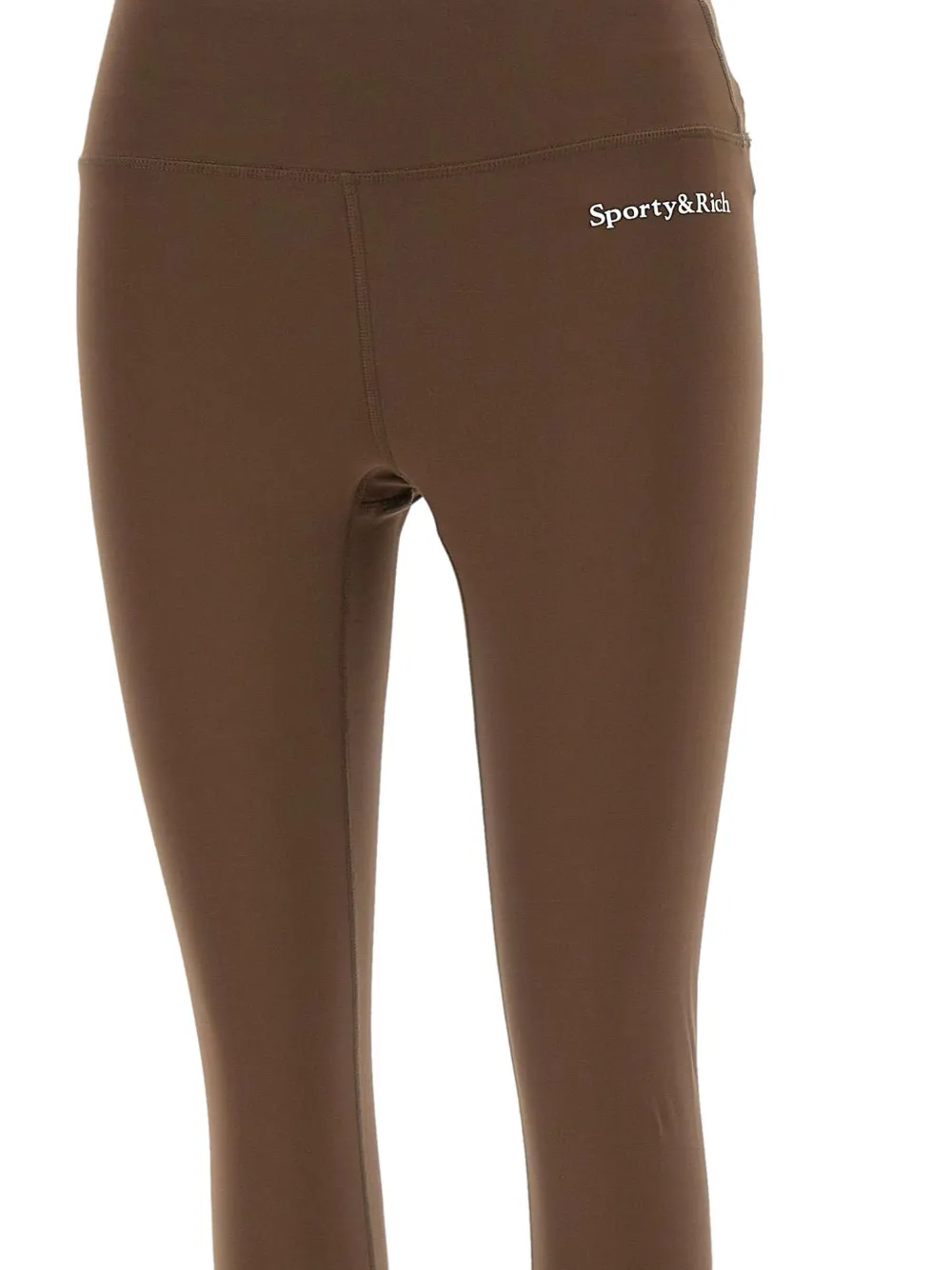 logo-print high-rise trousers
