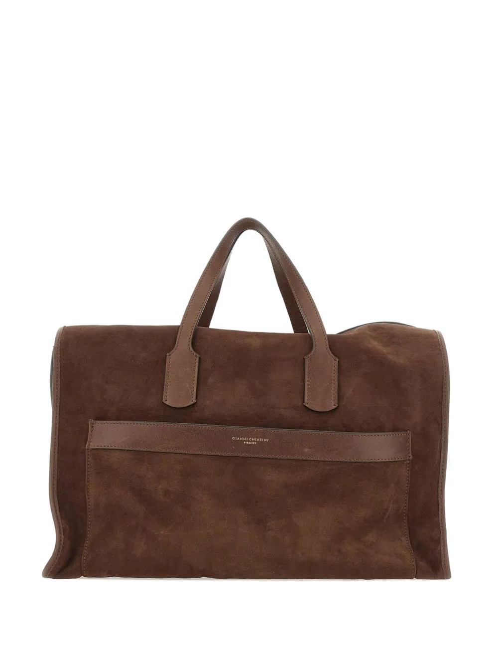 GIANNI CHIARINI zip pocket travel bag - Marrone