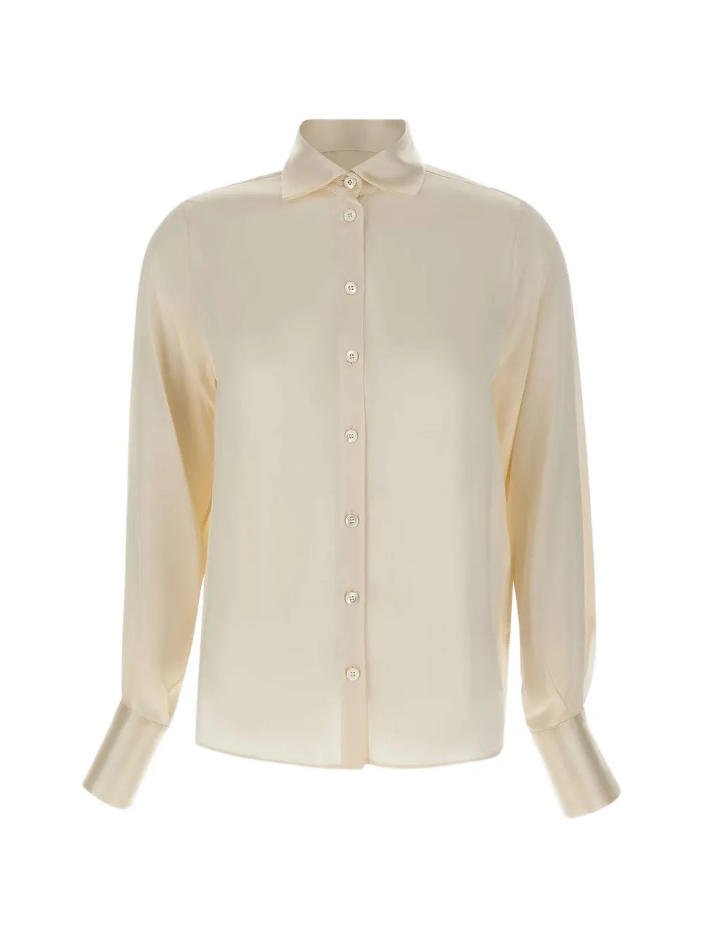 Eleventy buttoned silk shirt - Toni neutri