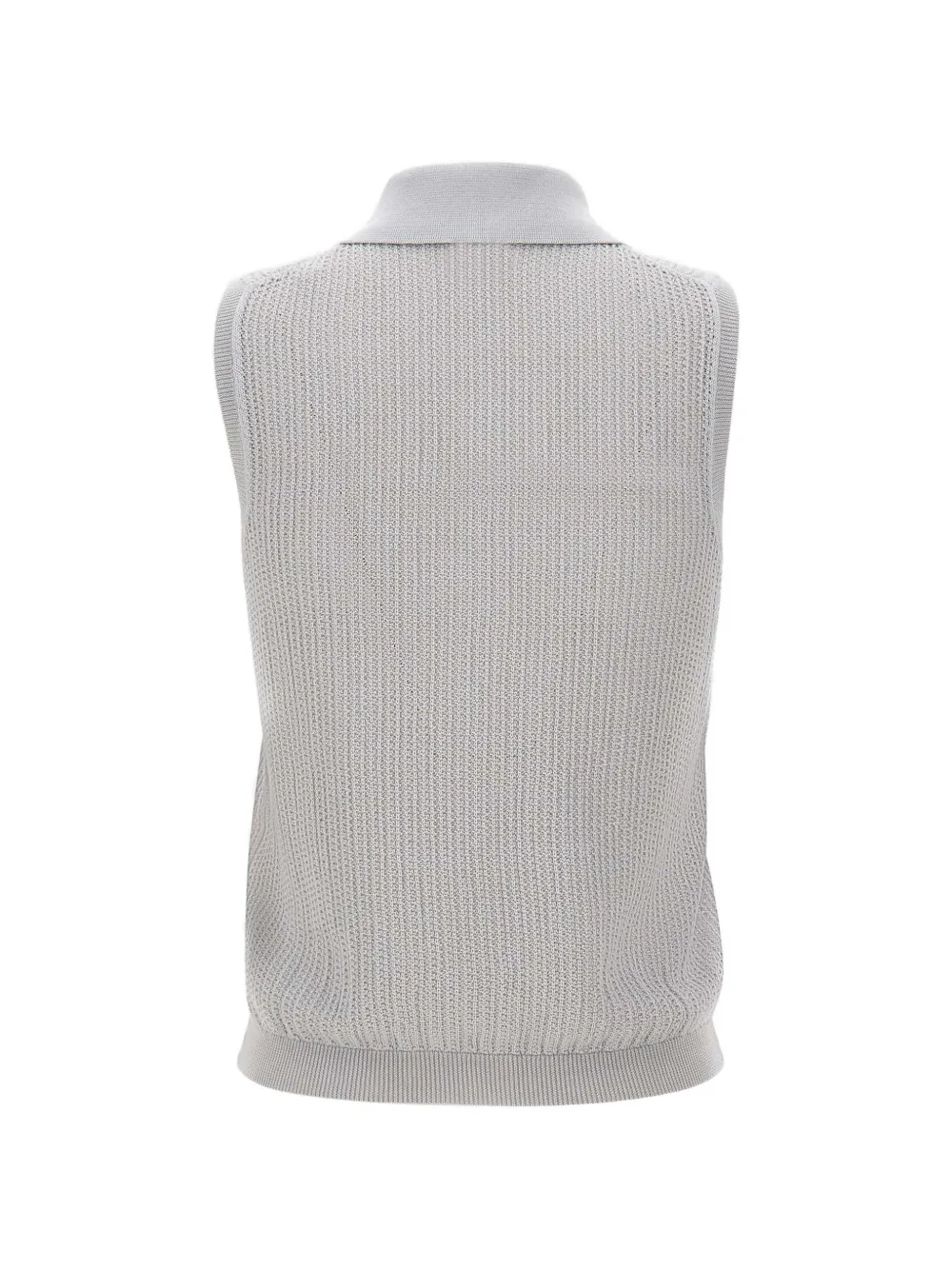  Eleventy Button Shirt-style Knitted Top - Grey 