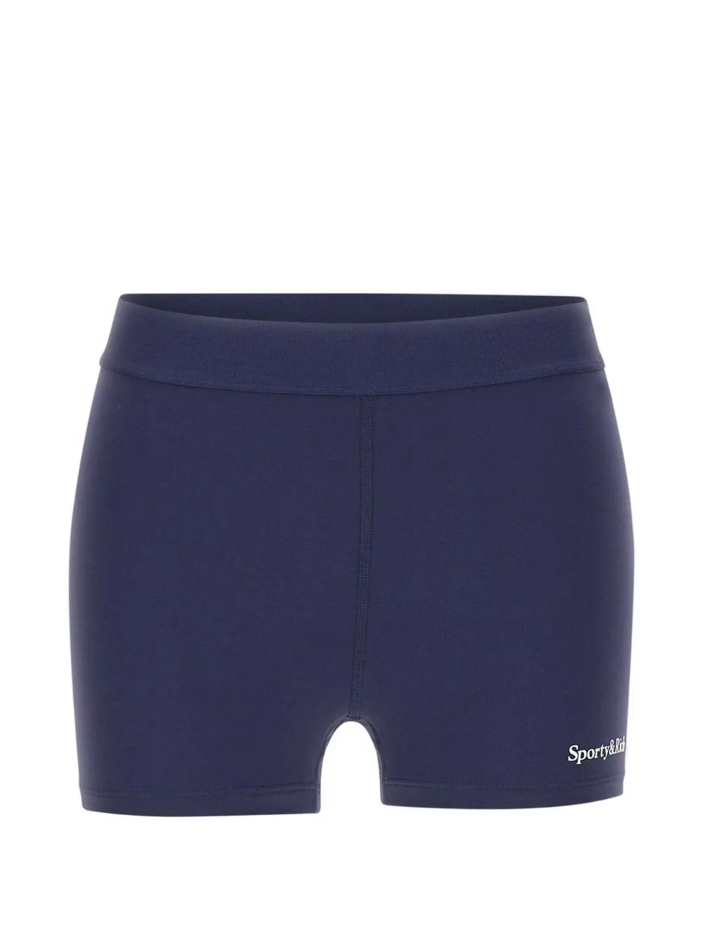 Sporty & Rich logo-detail elasticated shorts - Blau