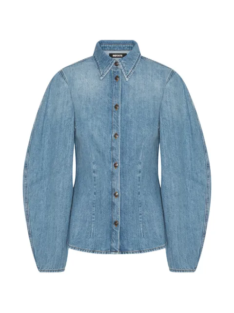 ROTATE BIRGER CHRISTENSEN denim shirt
