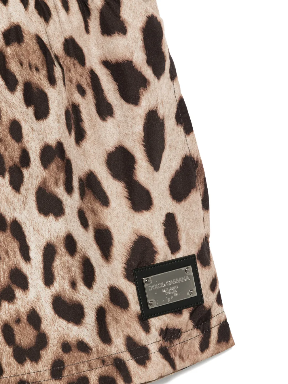 Dolce & Gabbana Zwembroek met luipaardprint Bruin