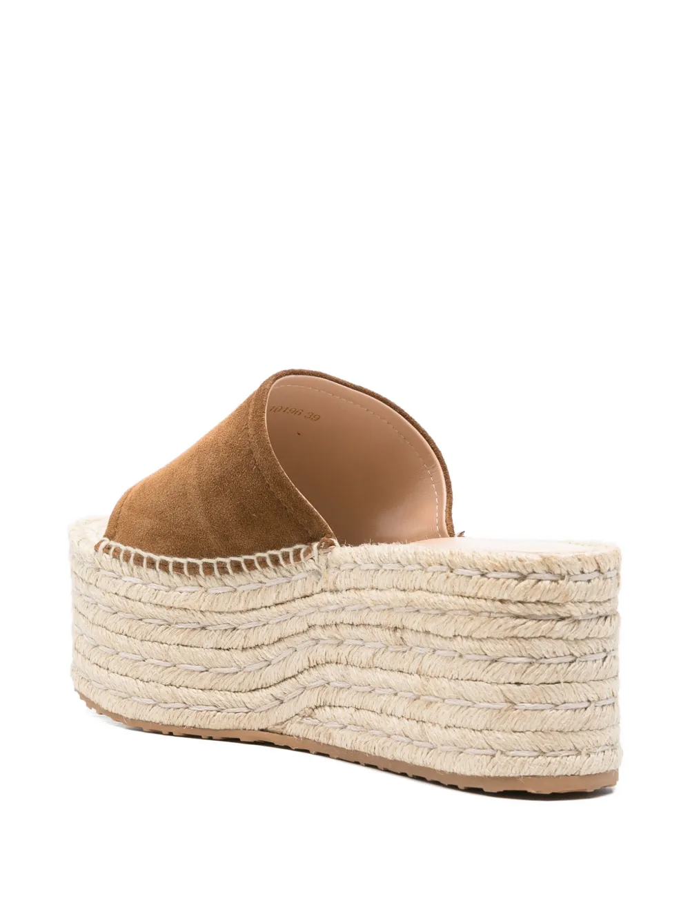 Gianvito Rossi suede heeled espadrilles Bruin