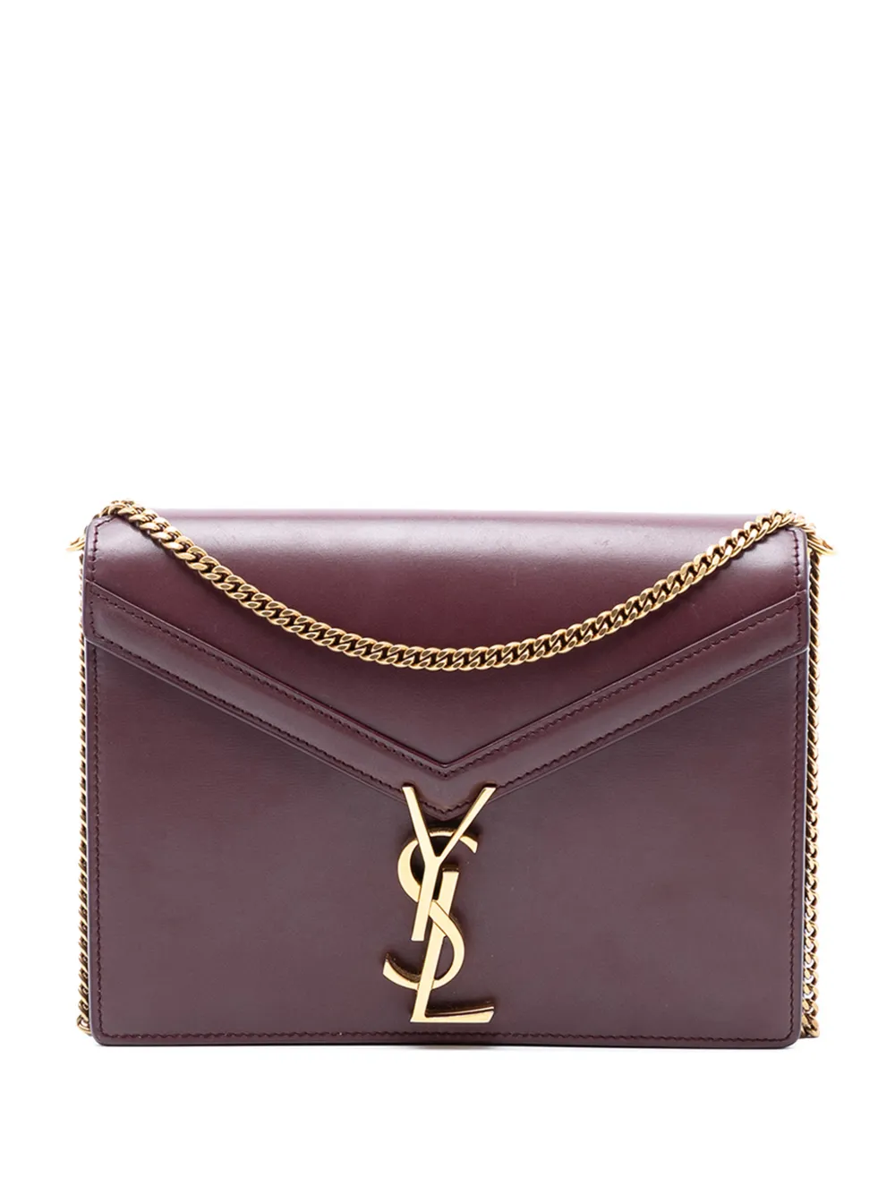 Saint Laurent Pre-Owned 2018 Smooth Calfskin Monogram Cassandra Clasp Bag shoulder bag - Rosso