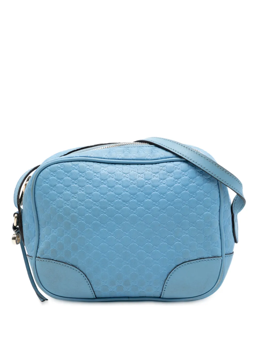 Gucci Pre-Owned 2016-2025 Mini Microguccissima Bree crossbody bag - Blu