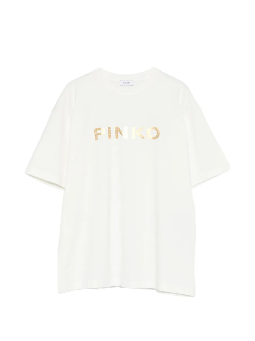 Pinko Kids logo T-shirt - Toni neutri