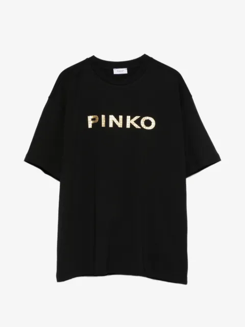 Pinko Kids short-sleeve logo T-shirt