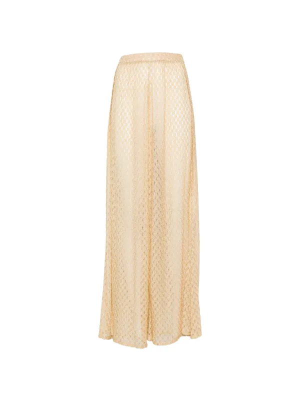 Missoni Elactic-waistband Trousers in Neutrals