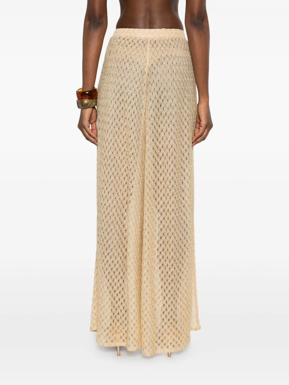 Missoni Broek met elastische tailleband Beige