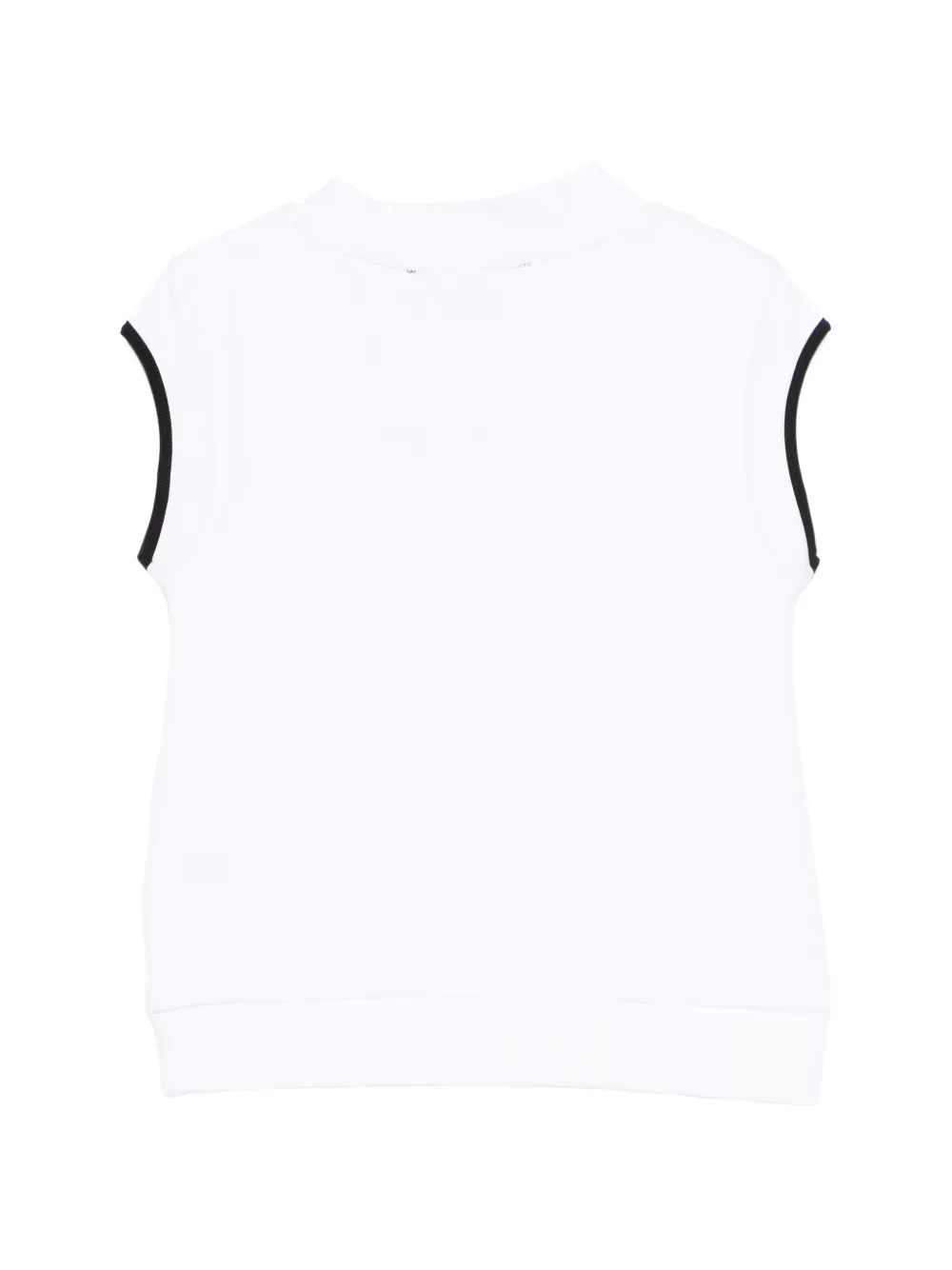 Karl Lagerfeld Kids Gestrikt T-shirt met print Wit