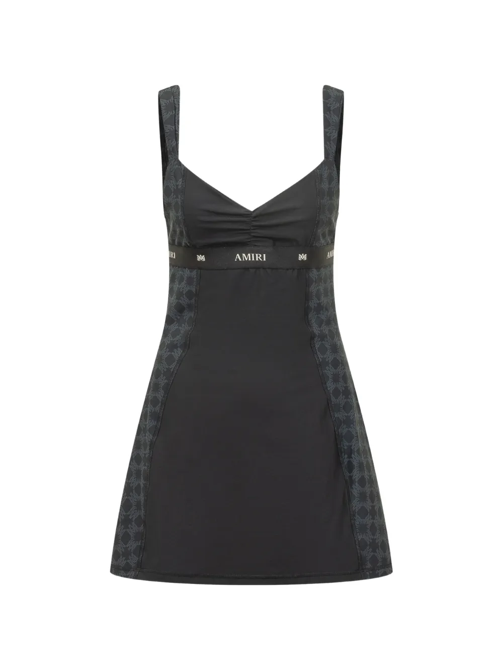 AMIRI Ma Quad patterned mini dress - Nero