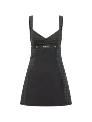AMIRI コントラストトリムドレス ブラック AMIRI カジュアルドレス通販 - FARFETCH