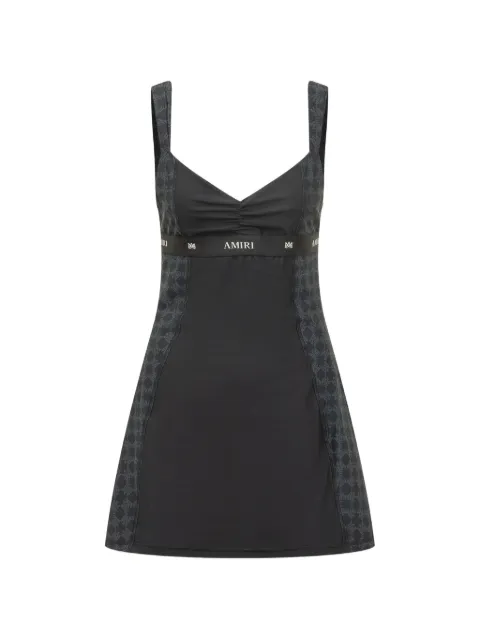 AMIRI Ma Quad patterned mini dress