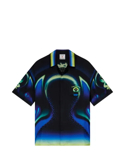 Casablanca camisa con cuello cubano
