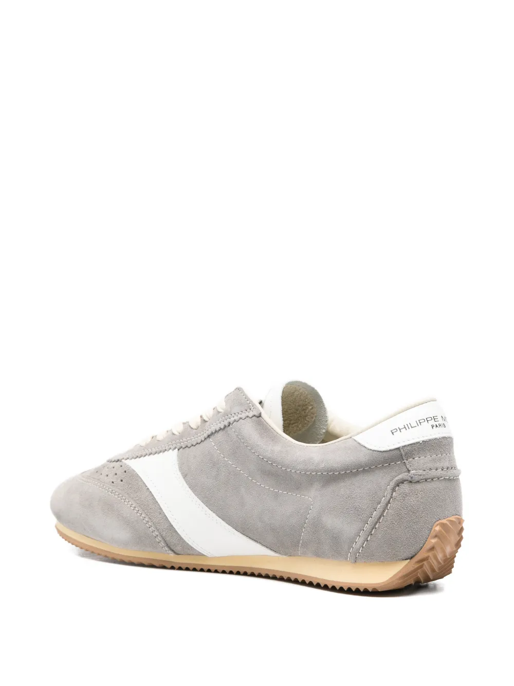  Philippe Model Paris Sneakers Con Inserti In Pelle - Grigio 