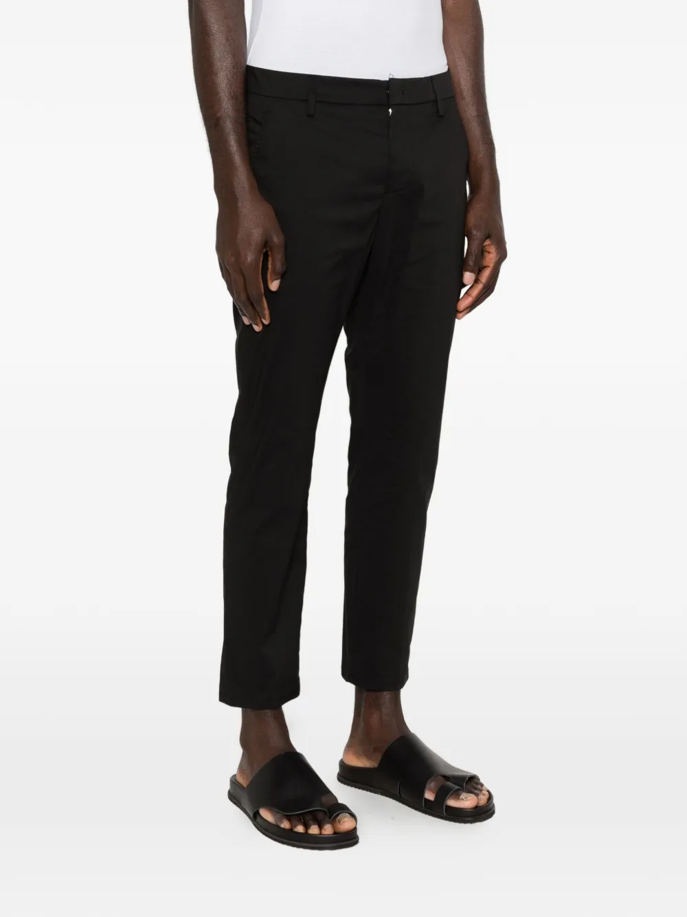  Dondup Belt Loops Trousers - Black 