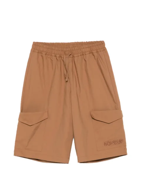 DONDUP KIDS logo-embroidered drawstring shorts