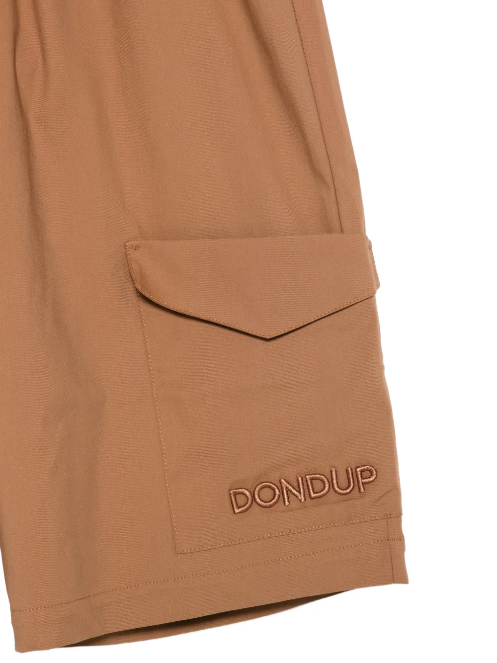  Dondup Kids Logo-embroidered Drawstring Shorts - Neutrals 