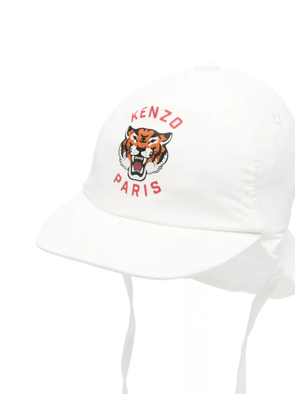 Kenzo Kids Hoed met tijgerpatroon Wit