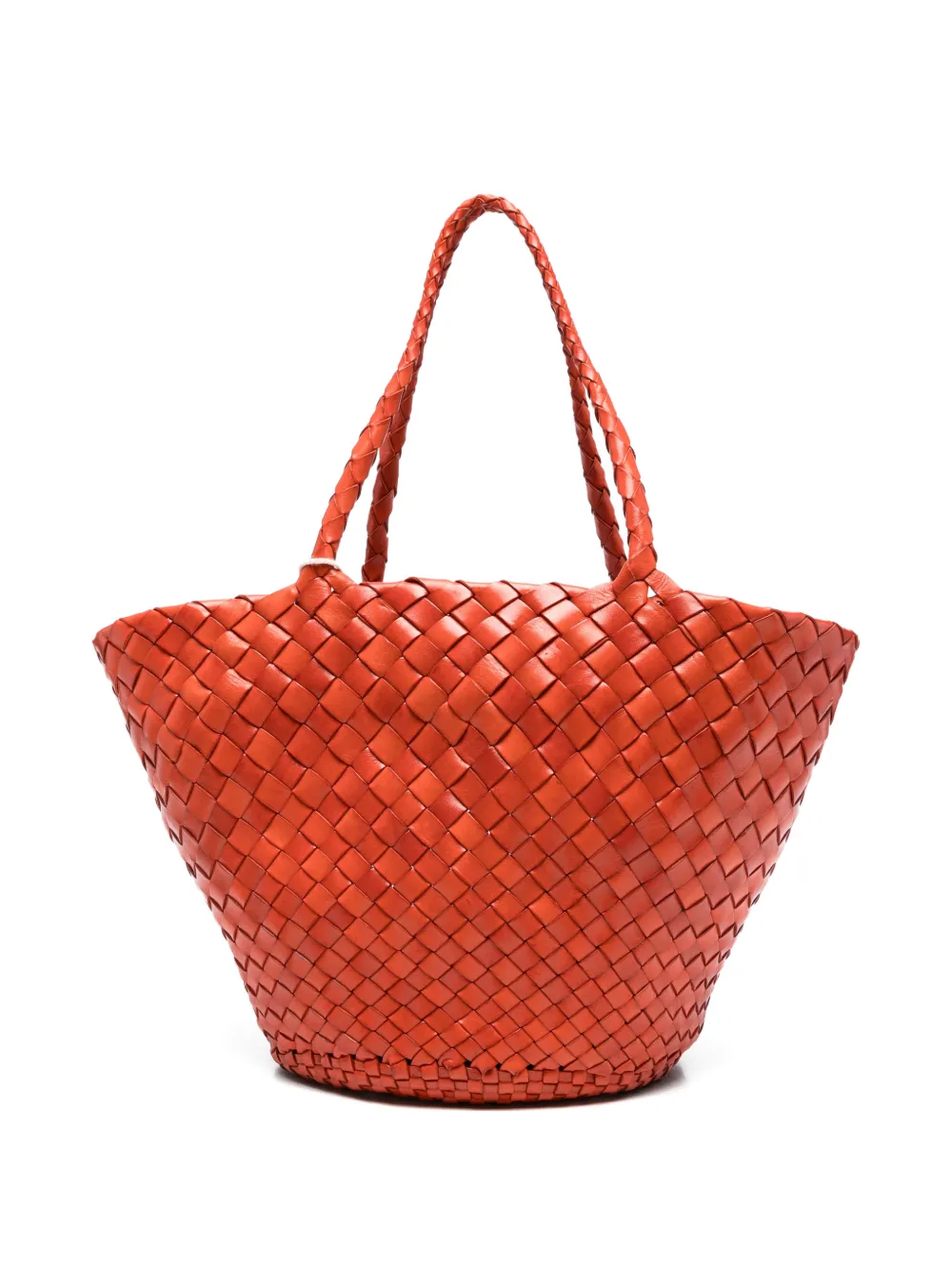 Dragon Diffusion Egola Woven Tote Bag In Orange