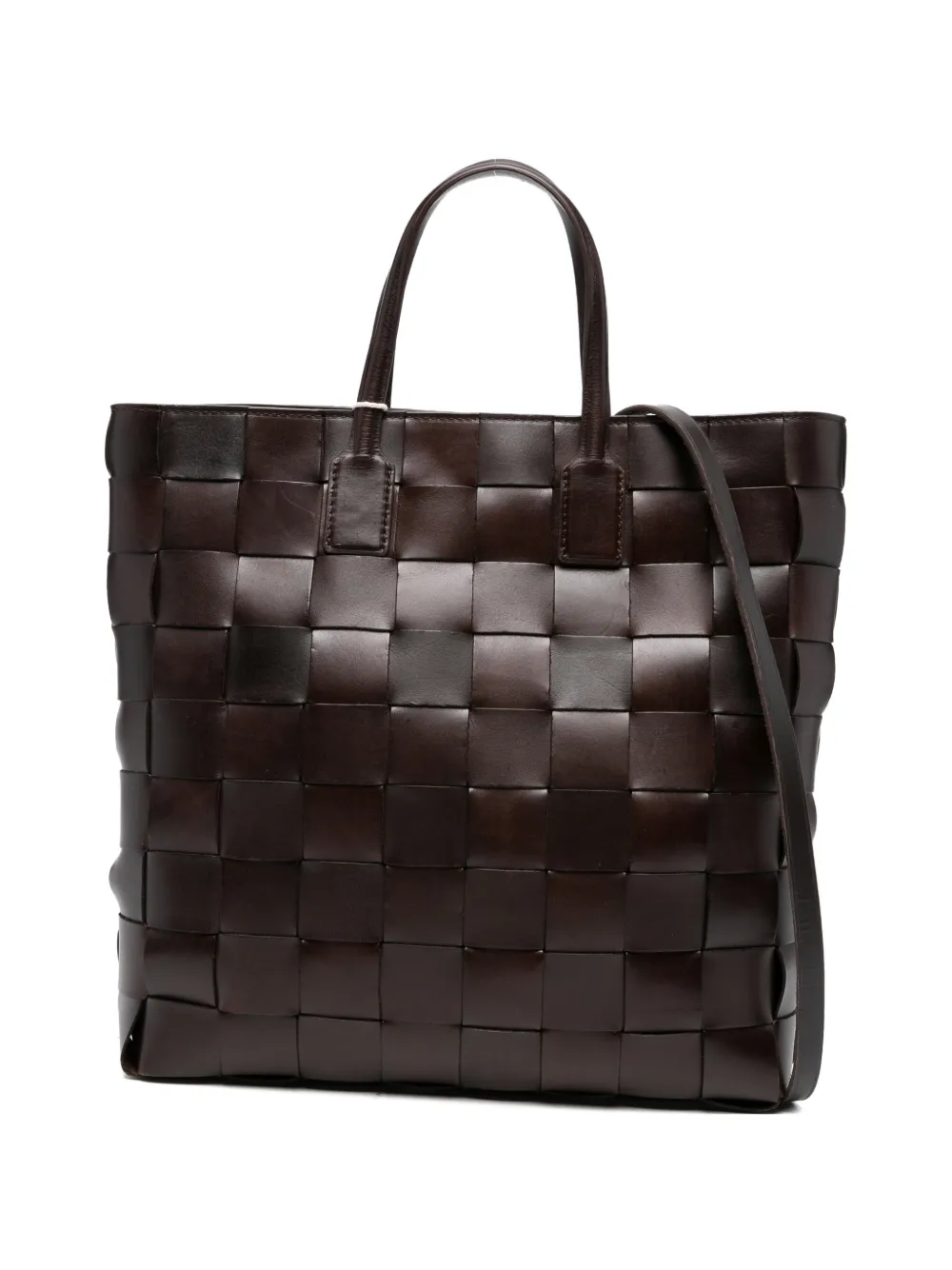 DRAGON DIFFUSION medium Pinowoven tote bag - Marrone