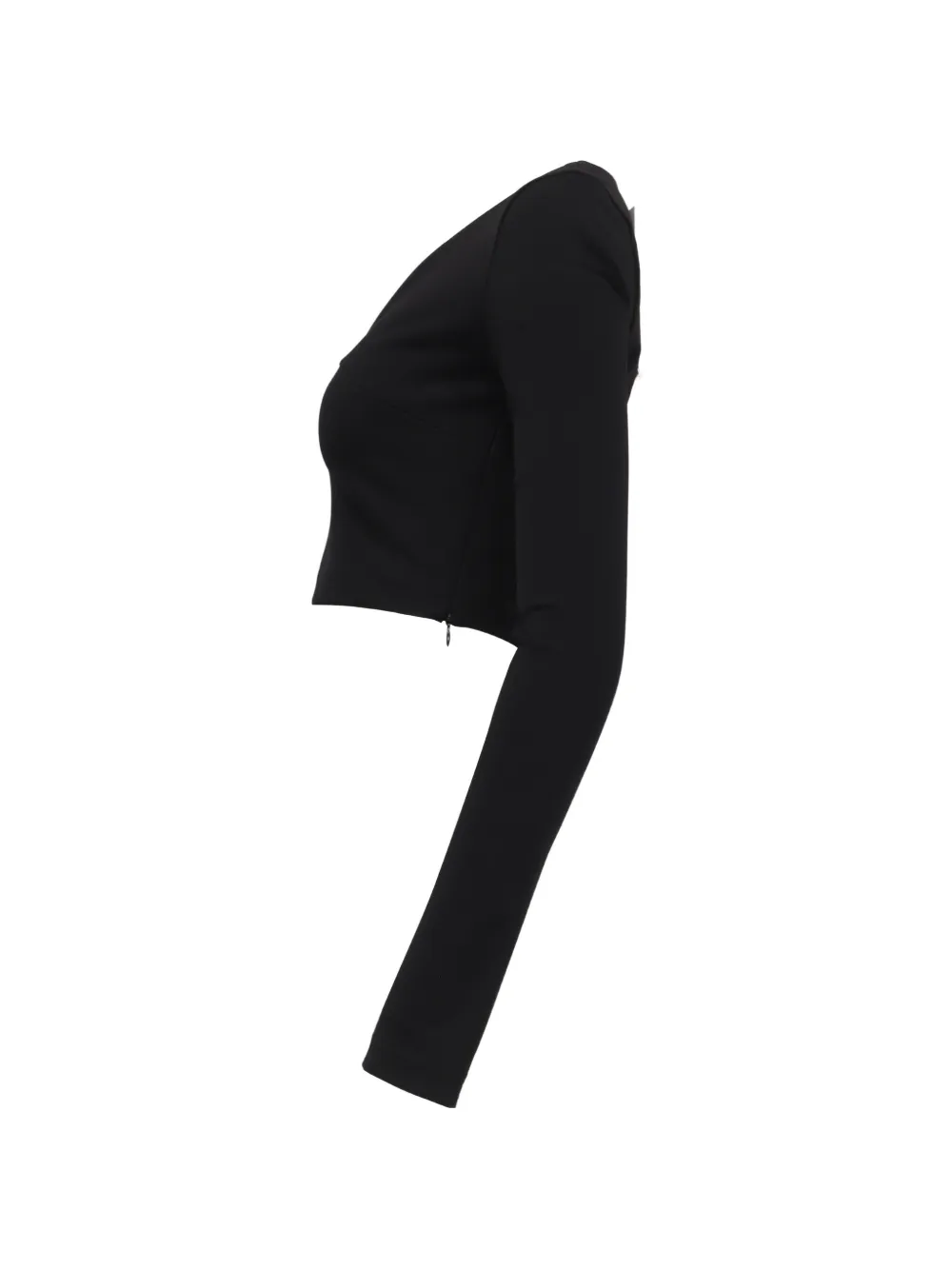 Long-Sleeve Crop Top