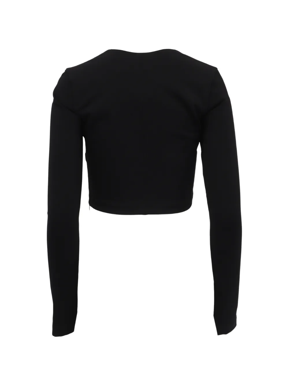 Long-Sleeve Crop Top