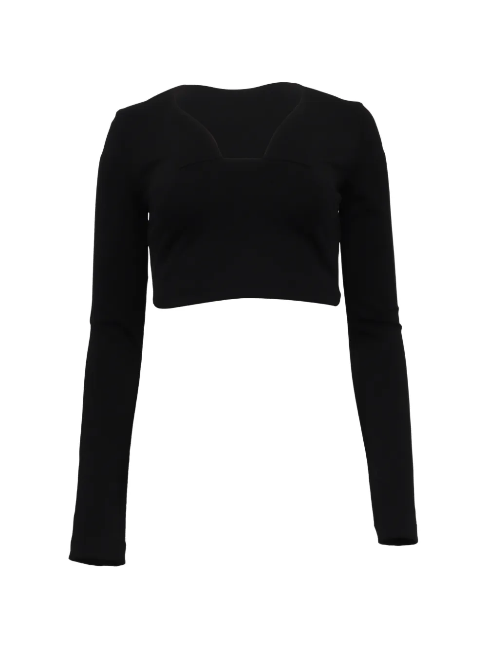 Givenchy Pre-Owned long sleeve crop top - Nero