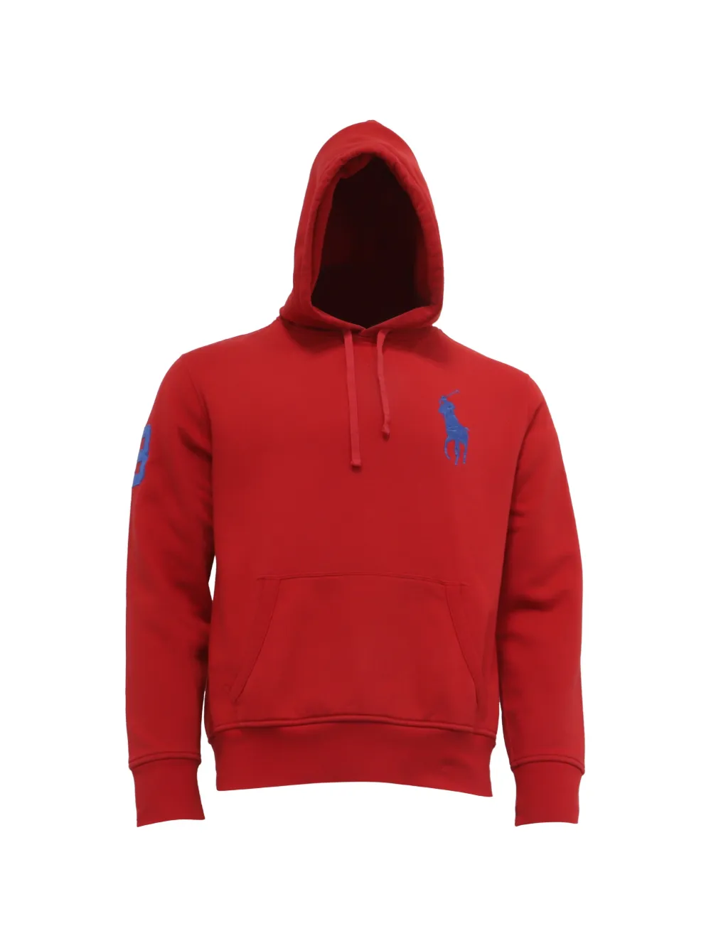 Ralph Lauren Vintage big pony fleece hoodie - Rosso