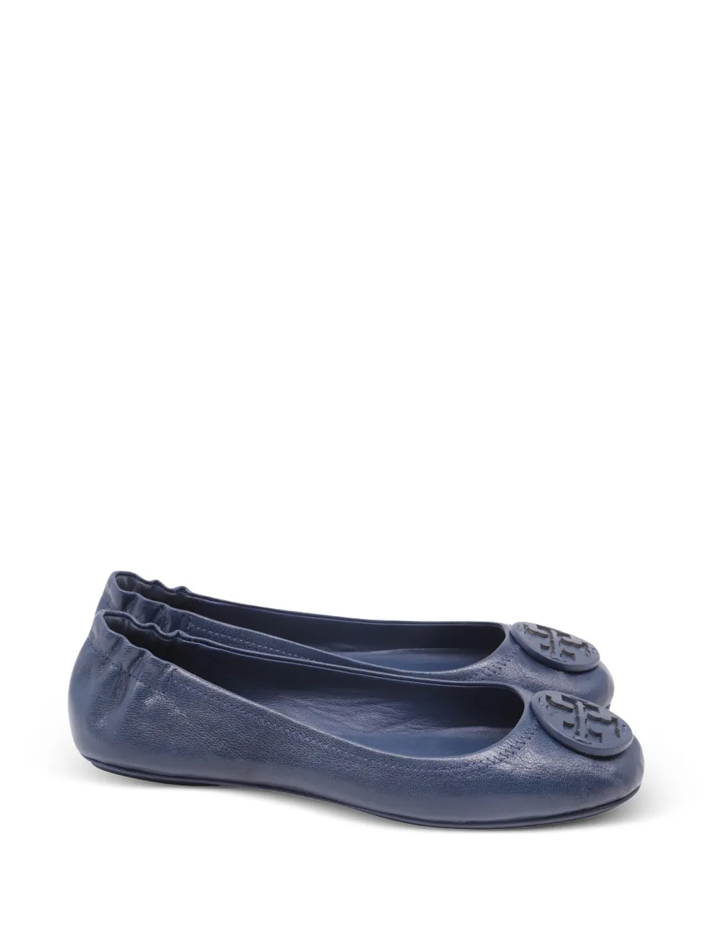 Tory Burch Minnie travel ballet flats - Blu