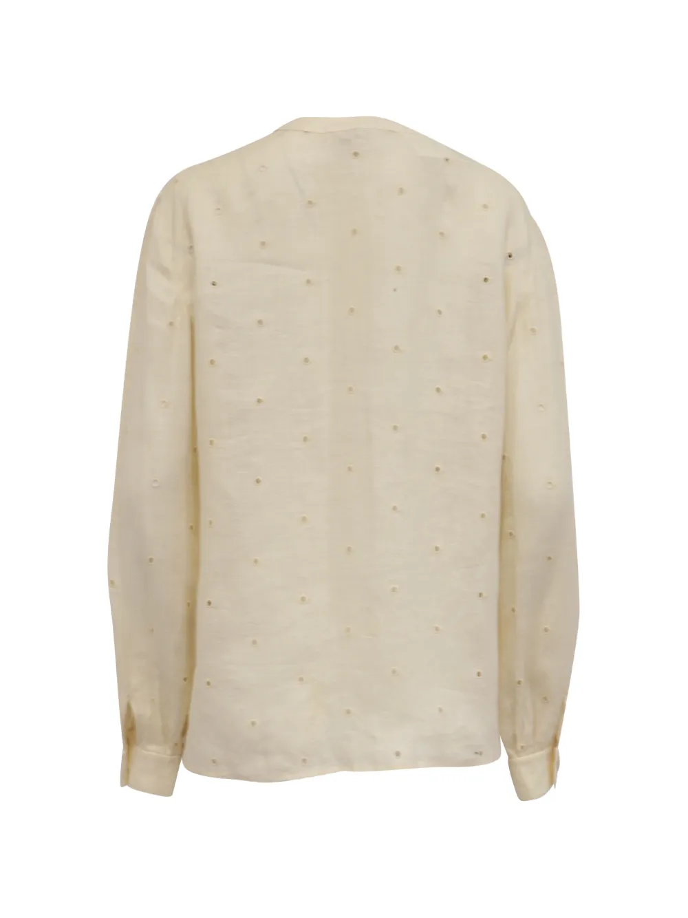 Button-Down Eyelet Shirt