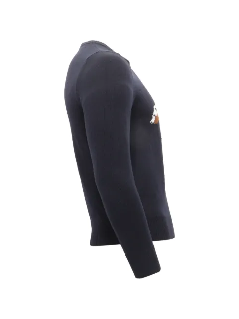 SANDRO polar bear crewneck sweater