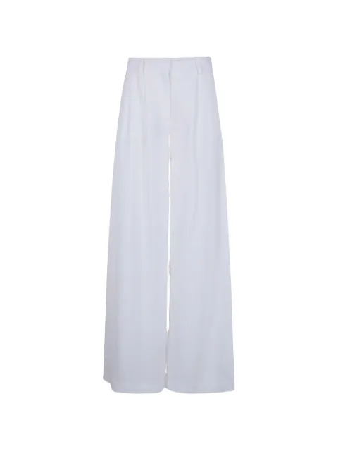 DRHOPE pleated wide-leg trousers