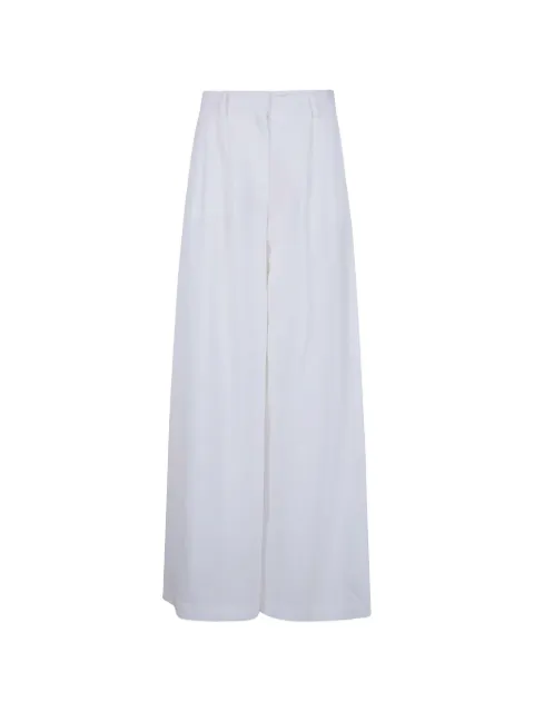 DRHOPE pleated wide-leg trousers