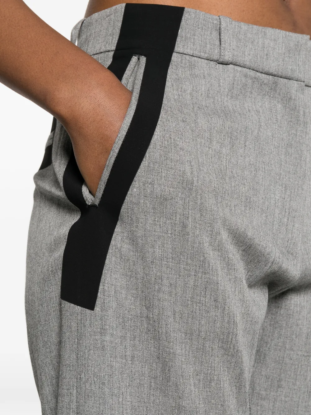 Coperni Broek met contrasterend vlak Grijs