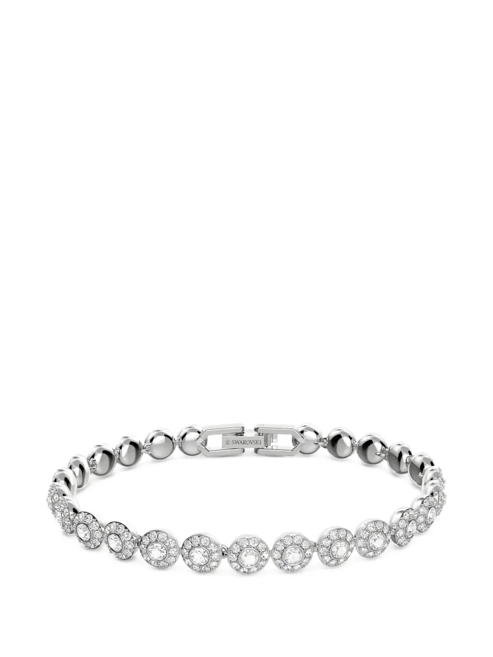 Swarovski Una Angelic round-cut crystal bracelet - Argento
