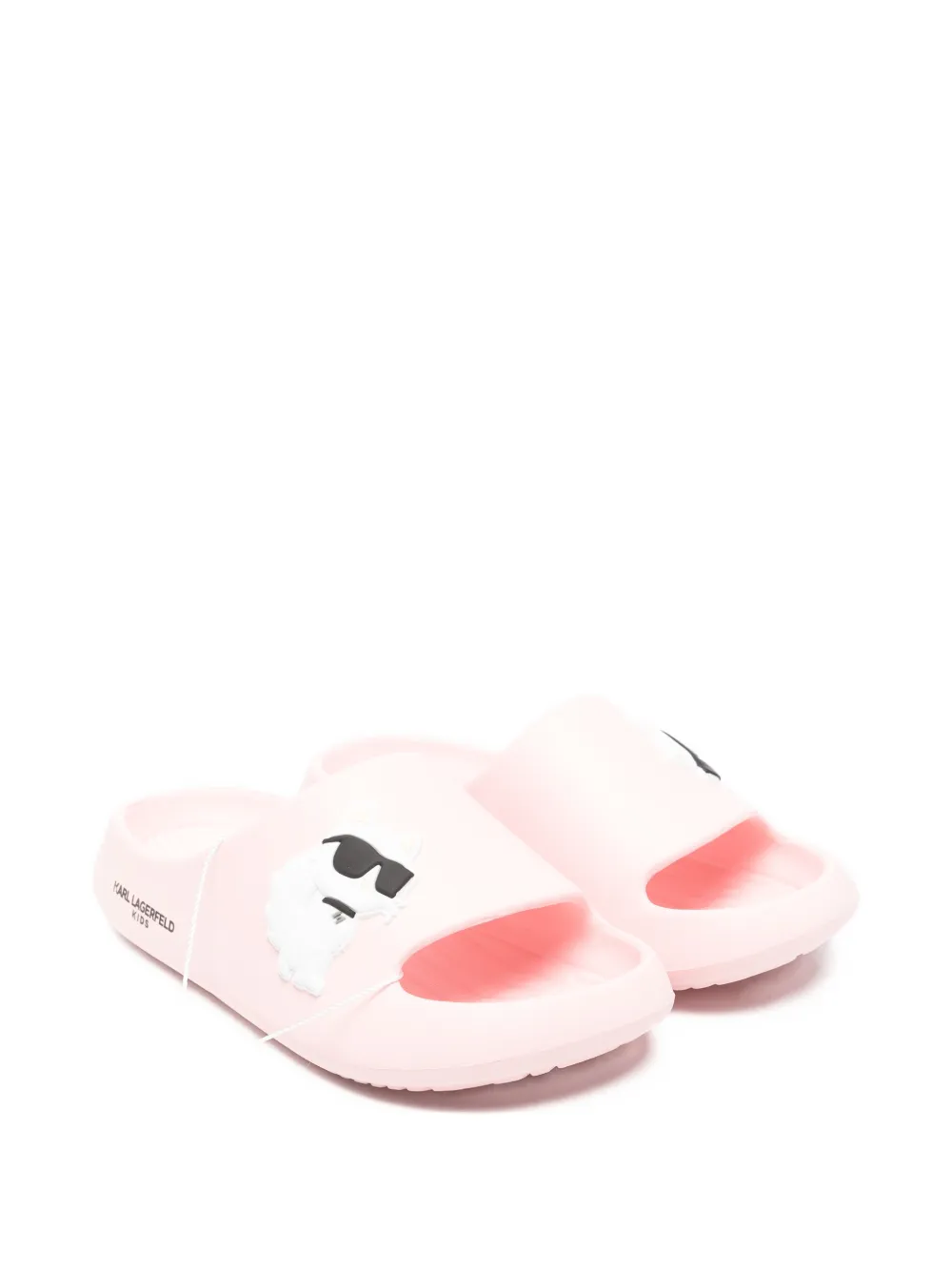 Karl Lagerfeld Kids cartoon slippers - Rosa