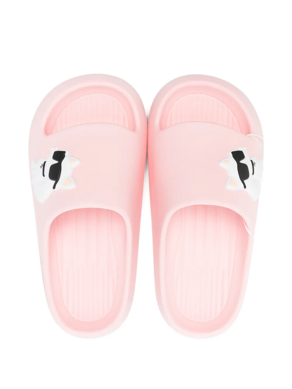 Karl Lagerfeld Kids cartoon slippers Roze
